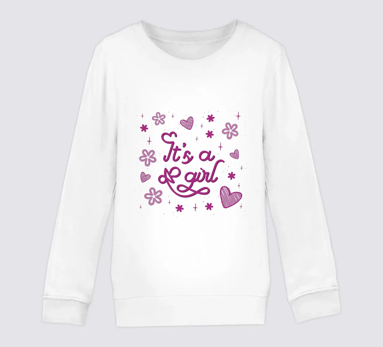 È una ragazza felpa bambino da 🐹 BABY ART PRINTS