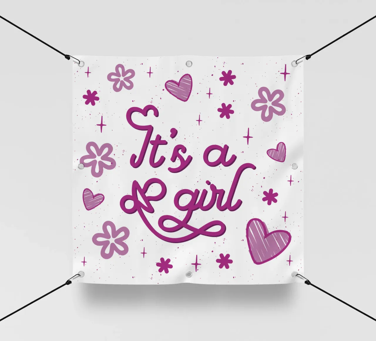 È una ragazza telo in pvc da 🐹 BABY ART PRINTS