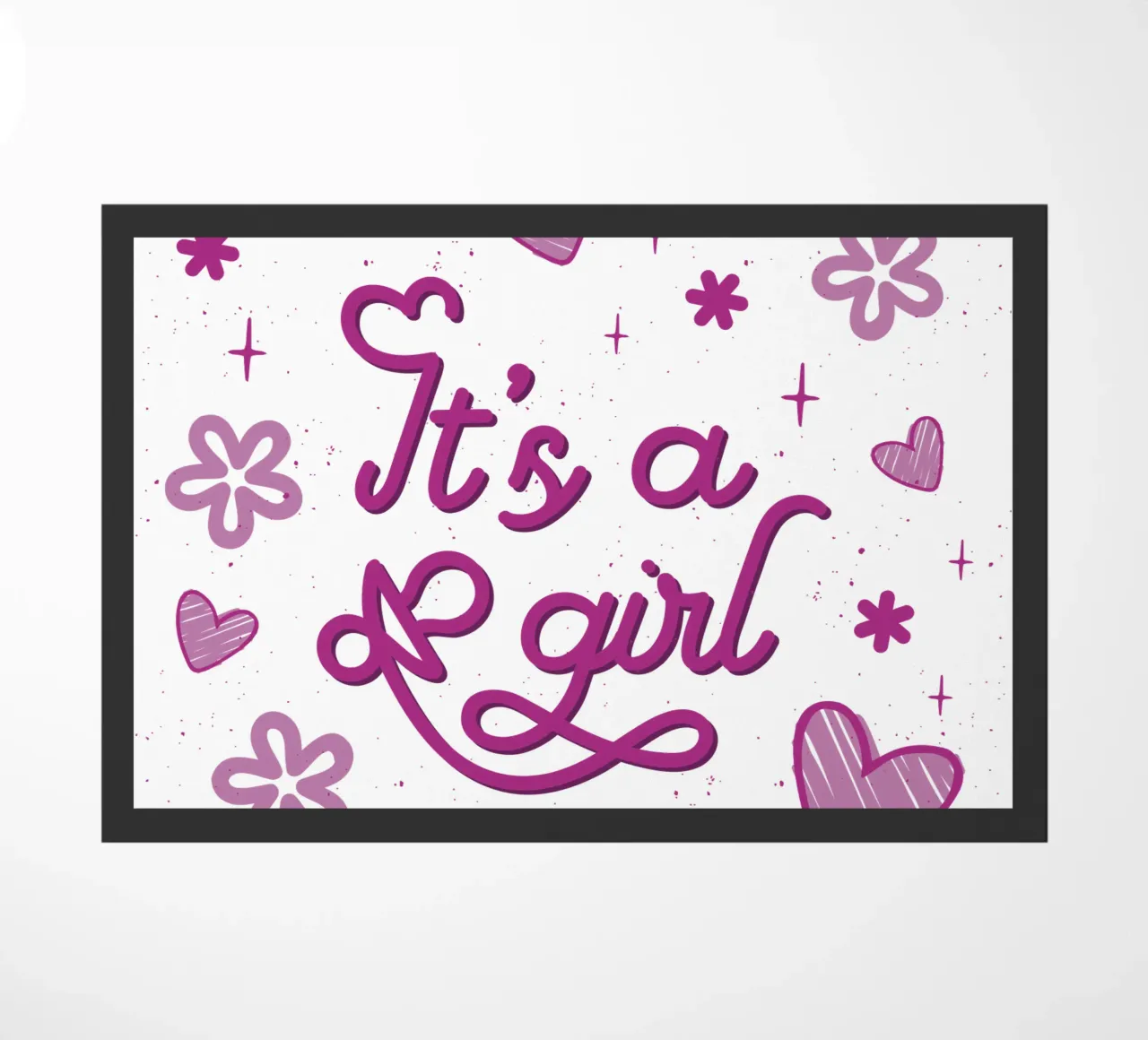 È una ragazza zerbino da 🐹 BABY ART PRINTS