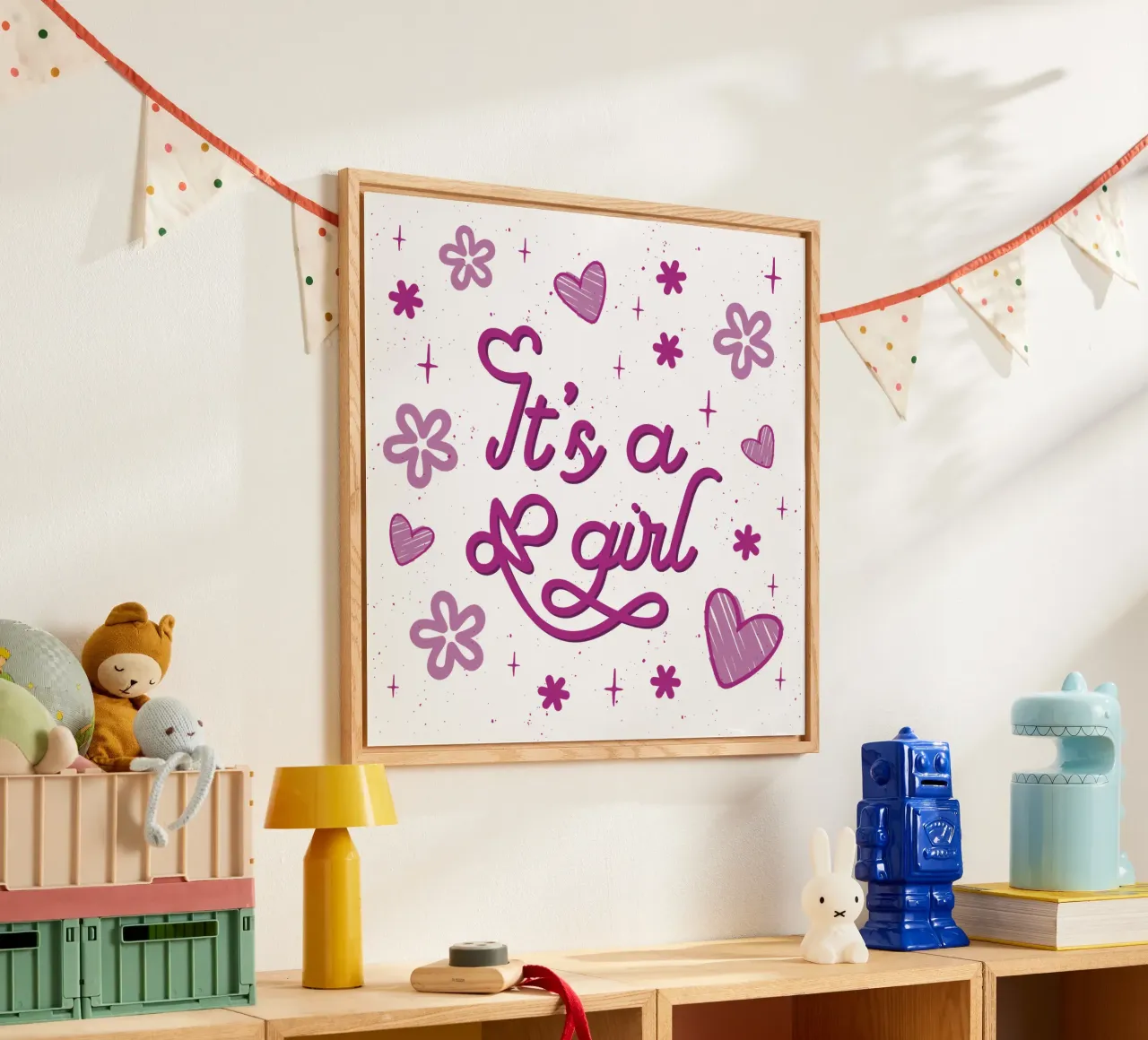 È una ragazza plexiglass da 🐹 BABY ART PRINTS