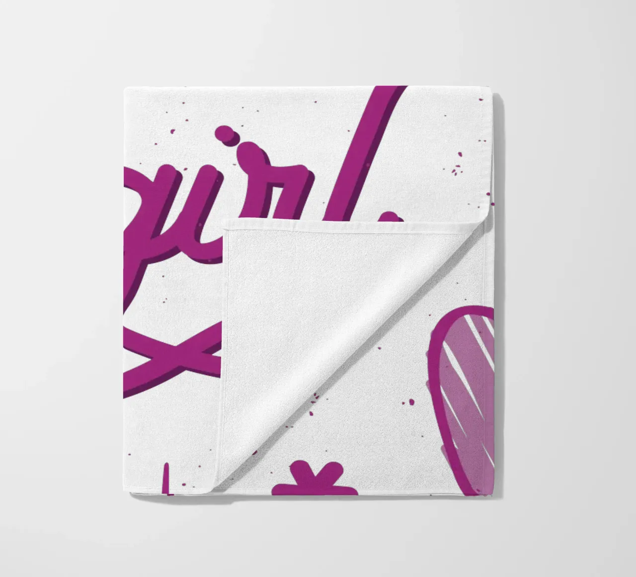 È una ragazza telo mare da 🐹 BABY ART PRINTS