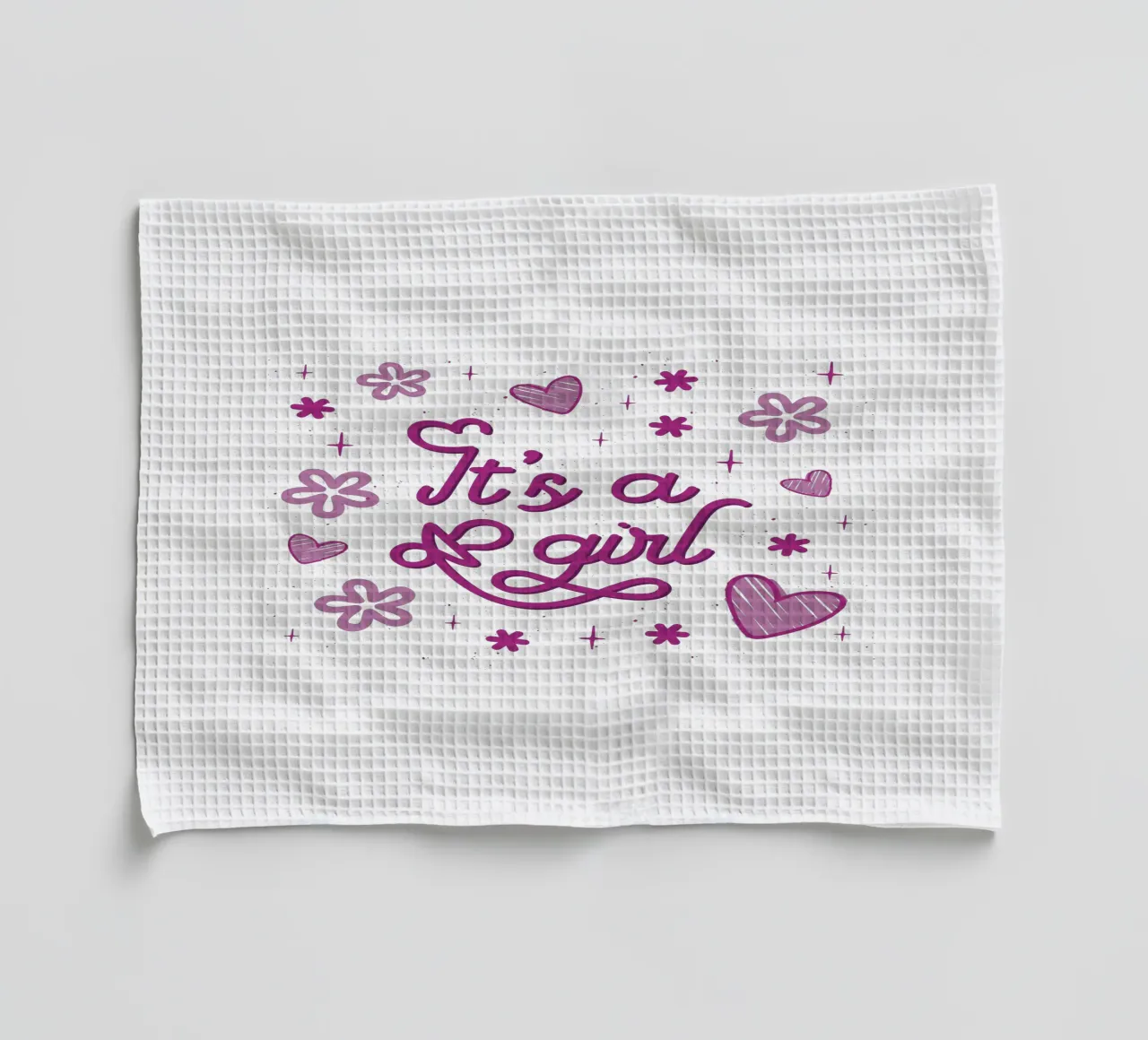 È una ragazza canovaccio da cucina da 🐹 BABY ART PRINTS