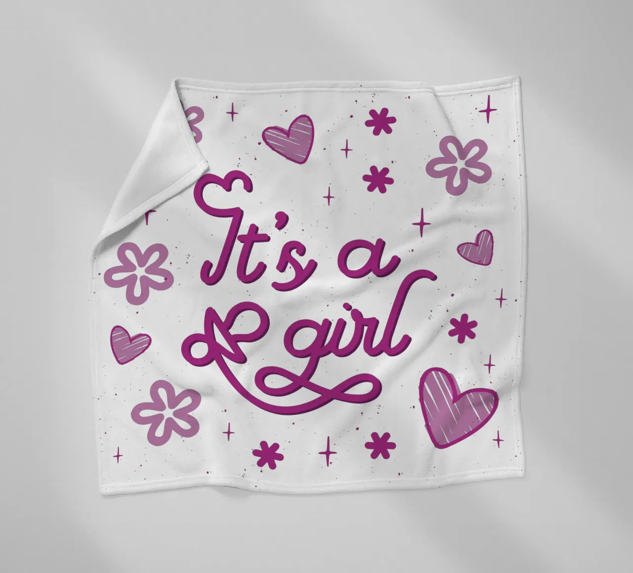 È una ragazza coperta in pile da 🐹 BABY ART PRINTS