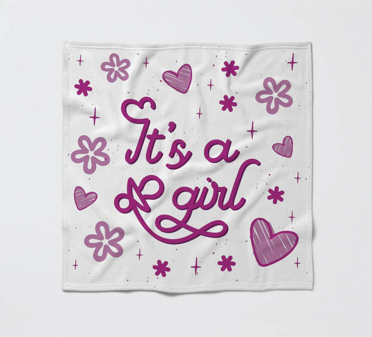 È una ragazza coperta in pile da 🐹 BABY ART PRINTS