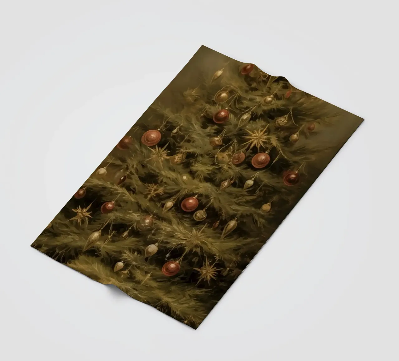 Albero di Natale con pacchetti coperta in pile da Imagine