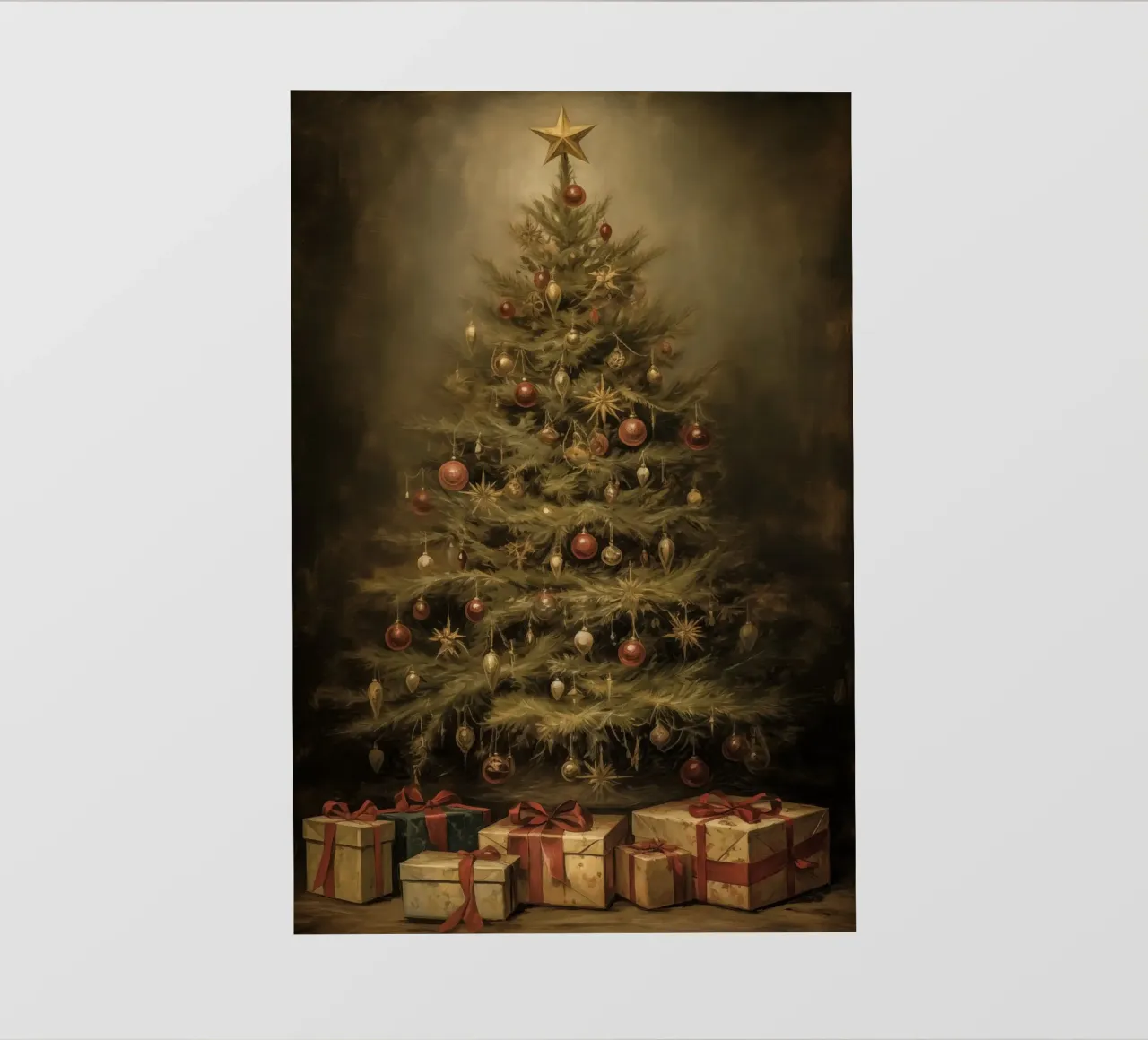 Albero di Natale con pacchetti telo in pvc da Imagine