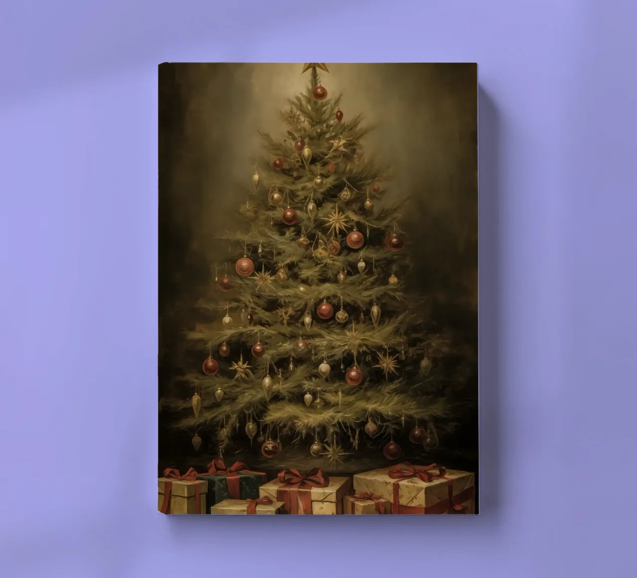 Christmas tree with packages notebook by Imagine
