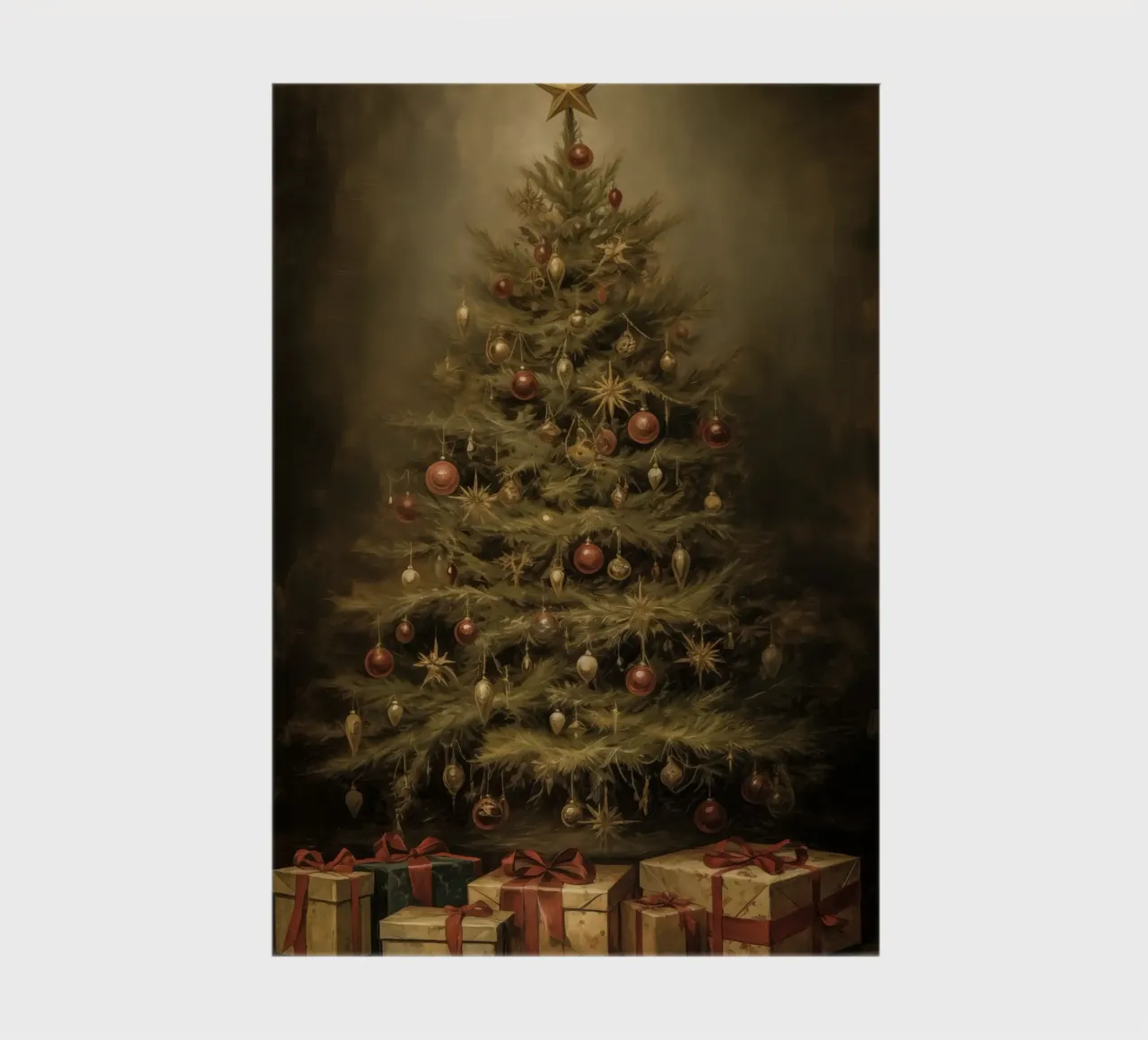 Christmas tree with packages notebook by Imagine