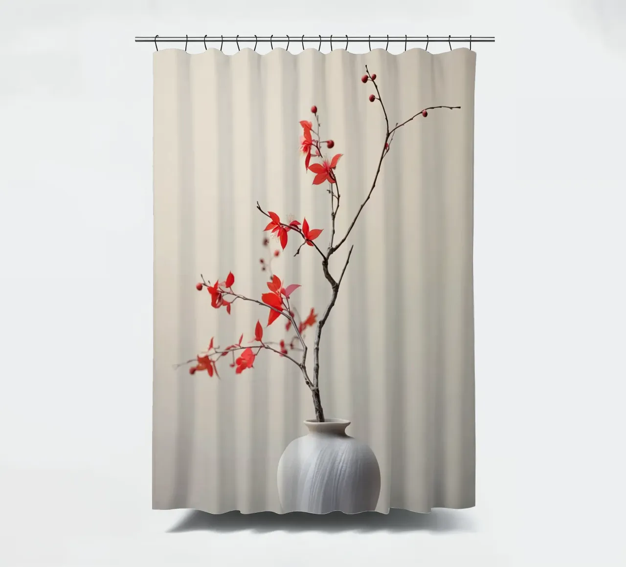Zweig auf einer Vase Duschvorhang von Imagine
