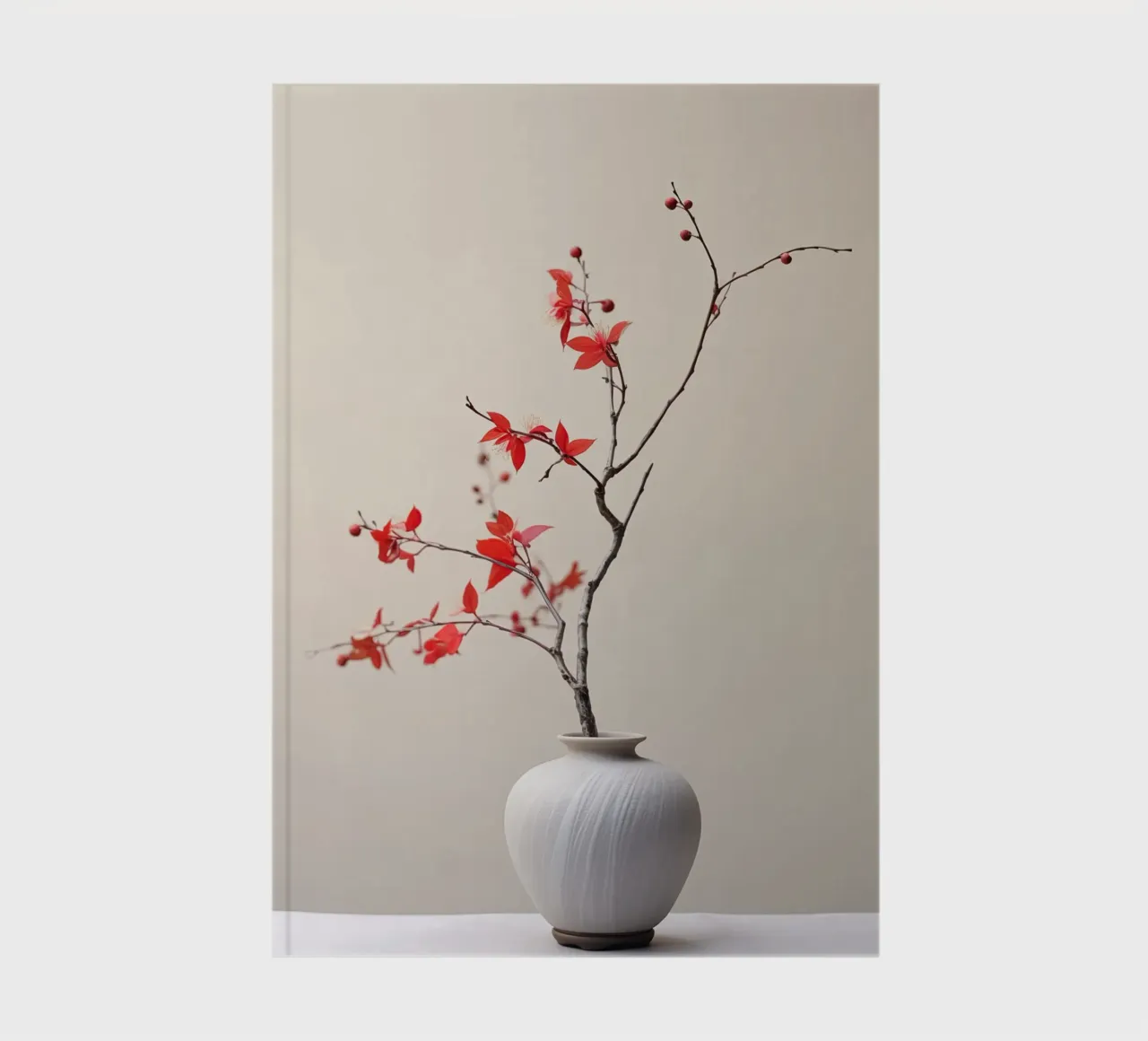 Branch on a vase notebook by Imagine