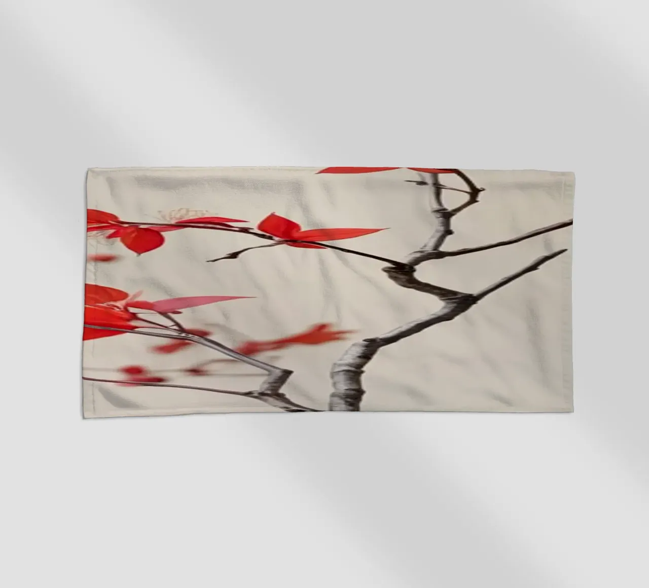 Branch on a vase beach towel by Imagine