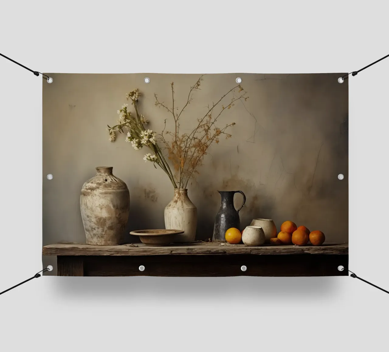 Natura morta giapponese telo in pvc da Imagine