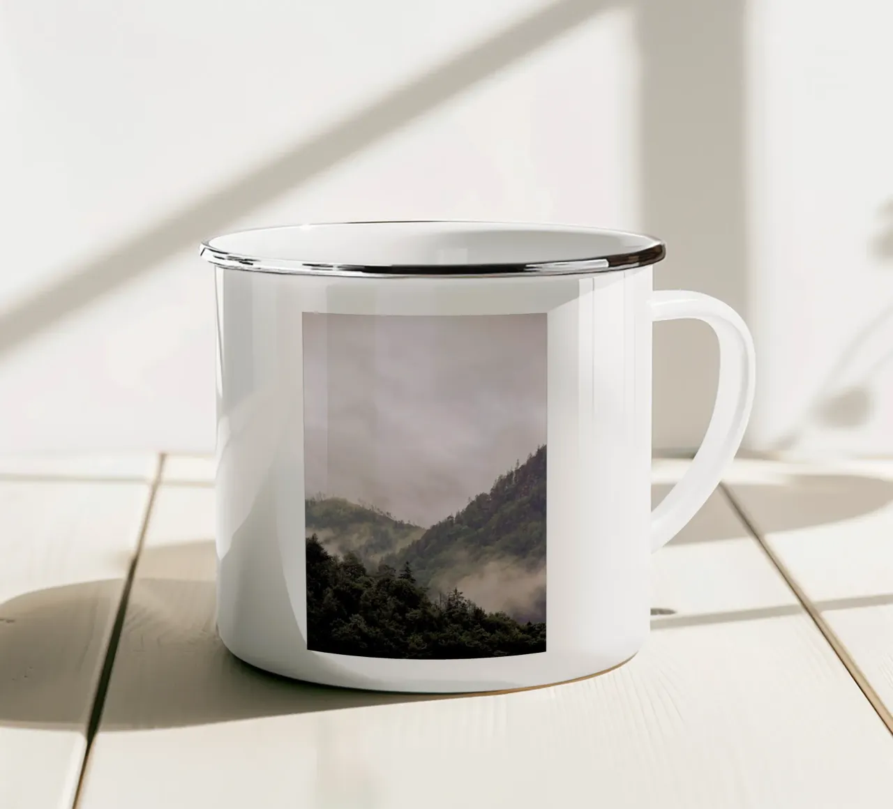 Misty Moody Woods tazza in smalto da Studio Nahili