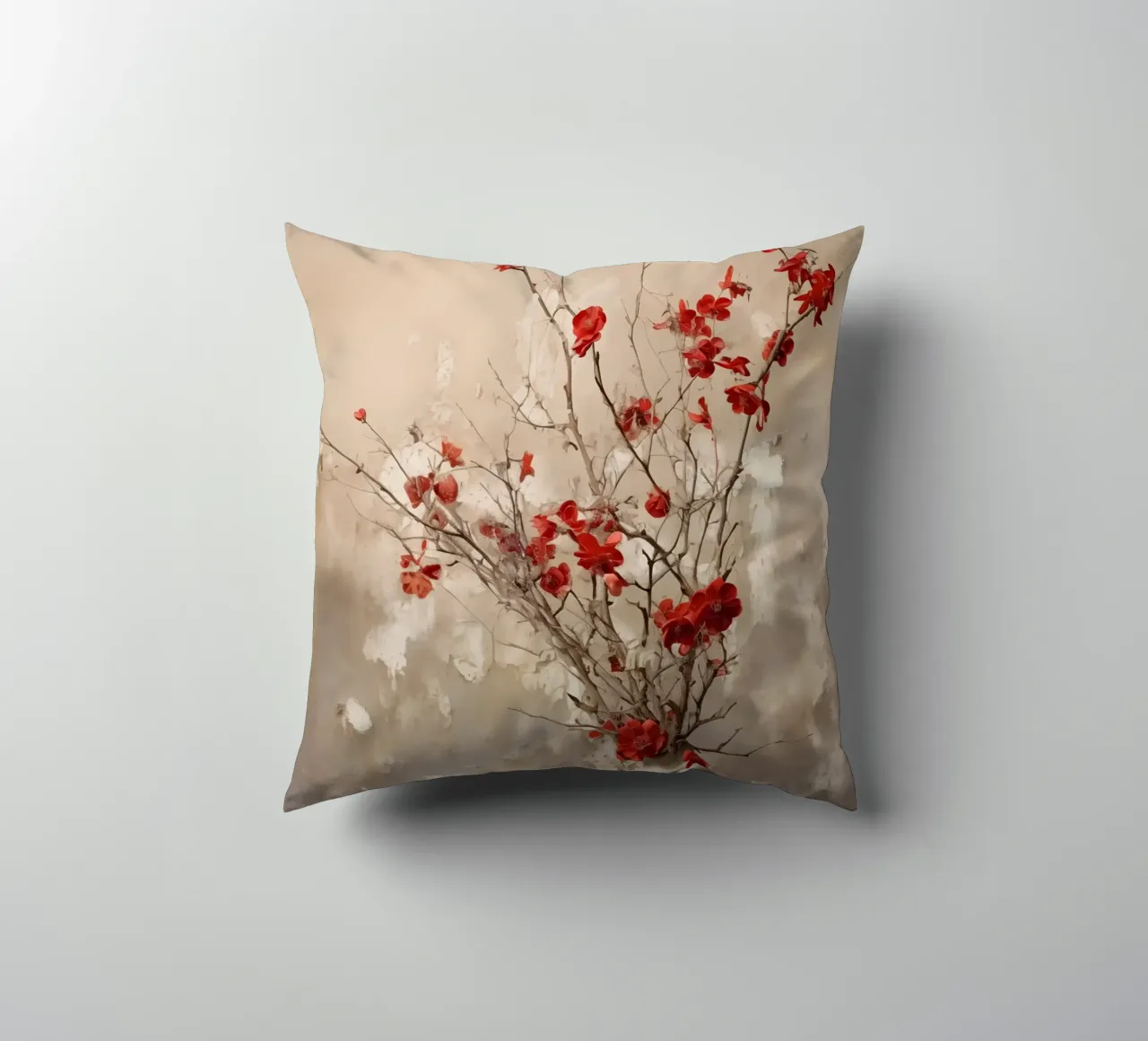 Vivere tranquillamente con i fiori cuscino da Imagine