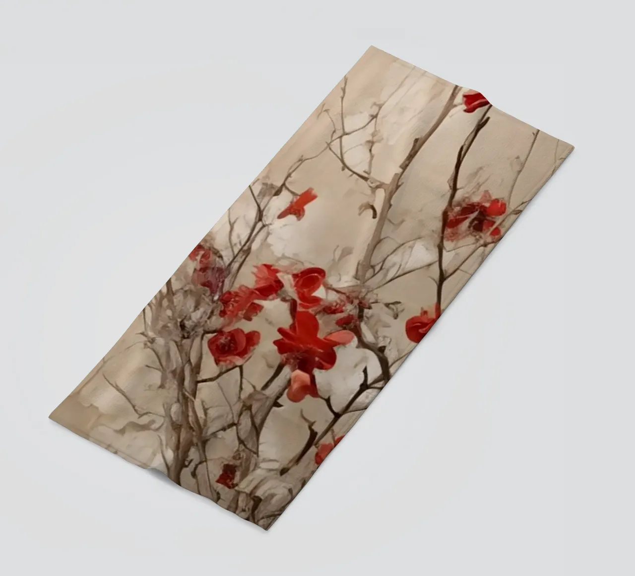 Vivere tranquillamente con i fiori telo mare da Imagine