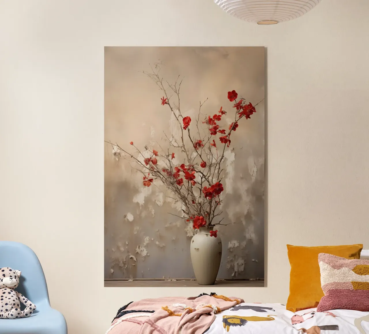 Vivere tranquillamente con i fiori plexiglass da Imagine