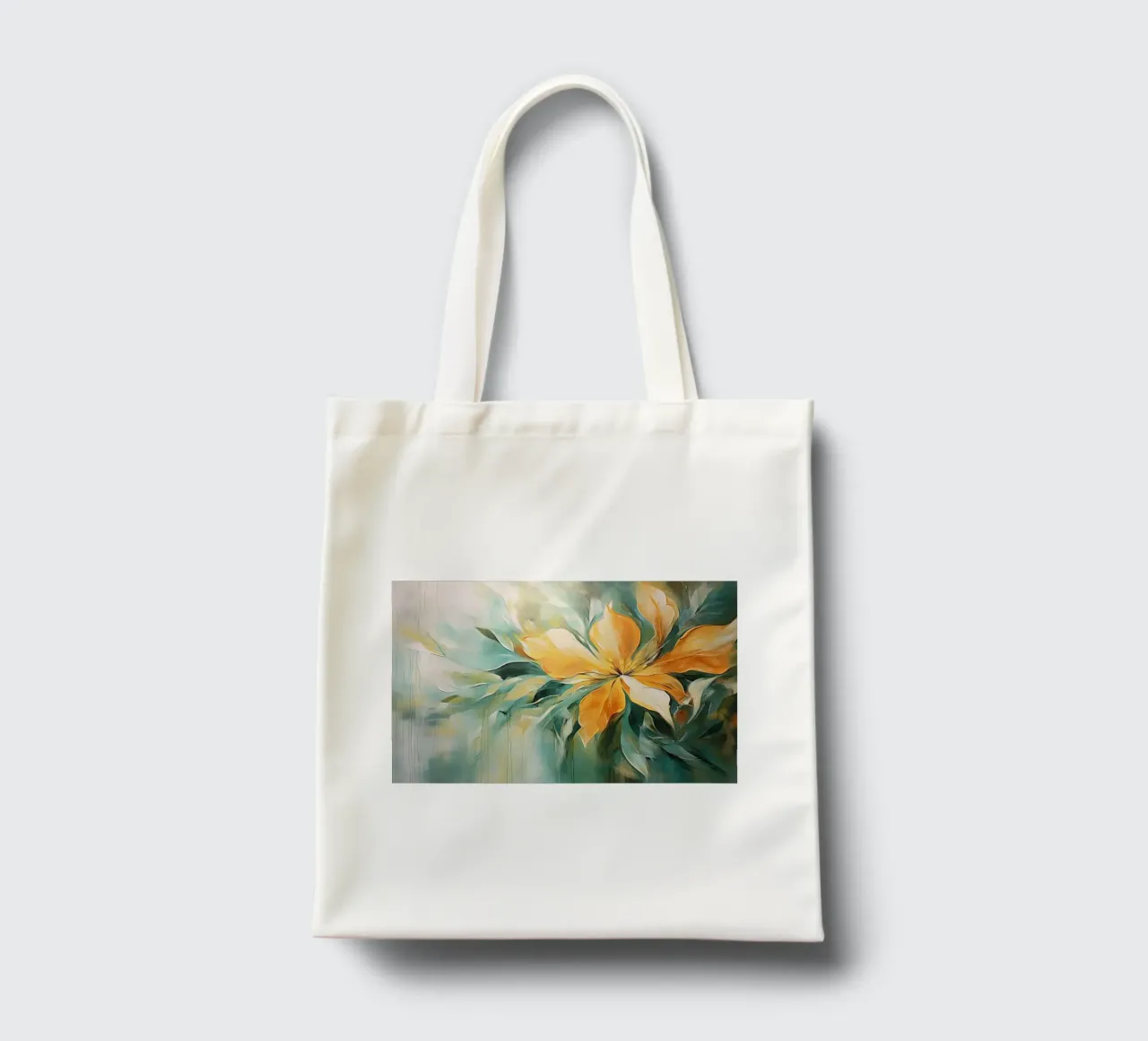 Blumen abstrakt Jutebeutel von Imagine