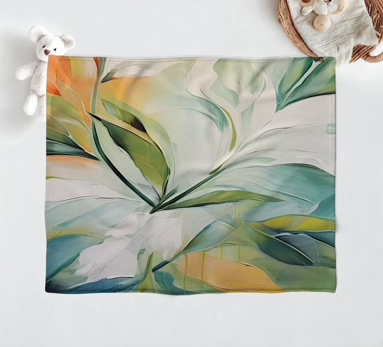 I fiori coperta in pile da Imagine