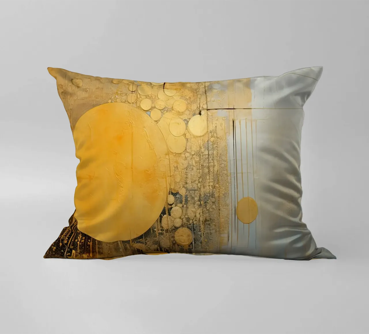 Abstract circles decorative cushion by Imagine