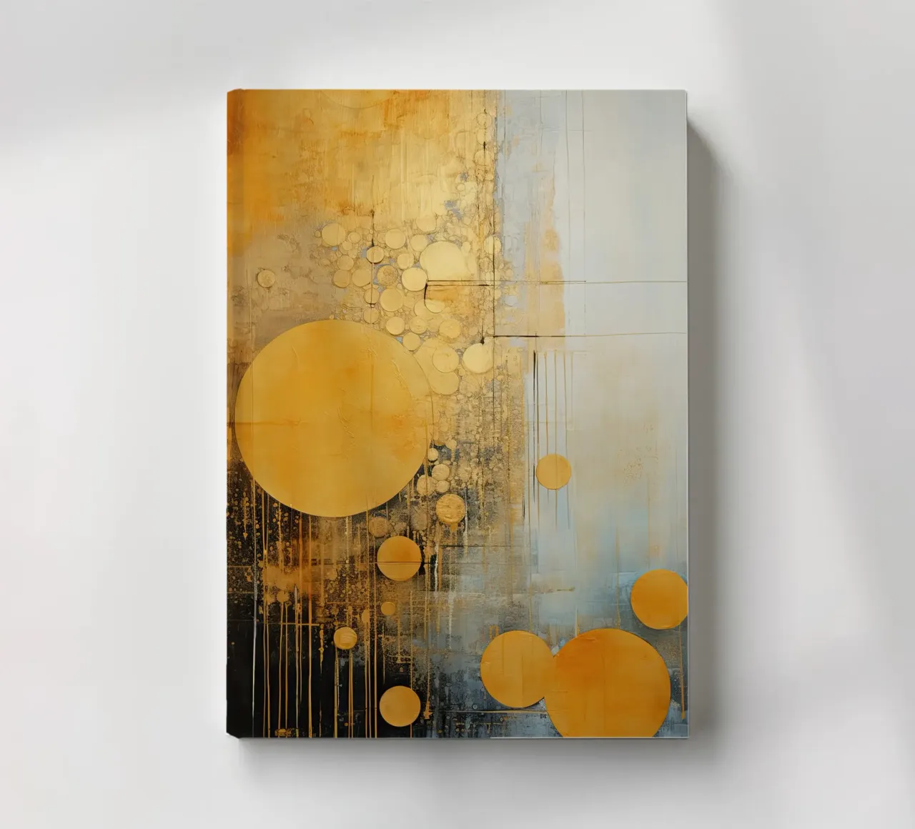 Abstract circles notebook by Imagine