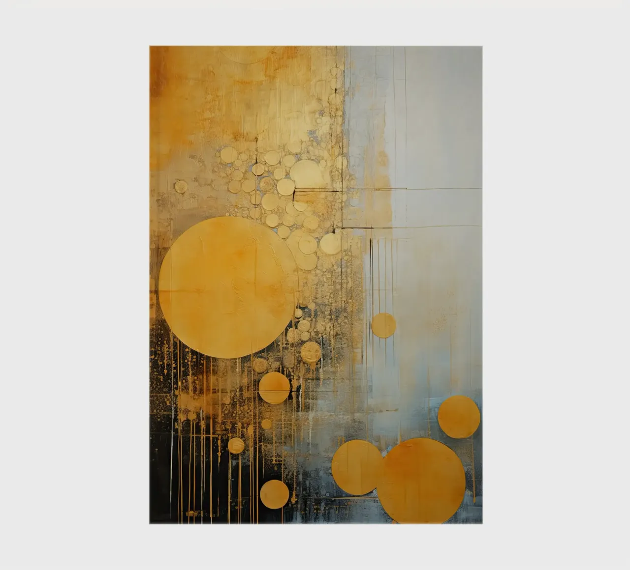 Abstract circles notebook by Imagine