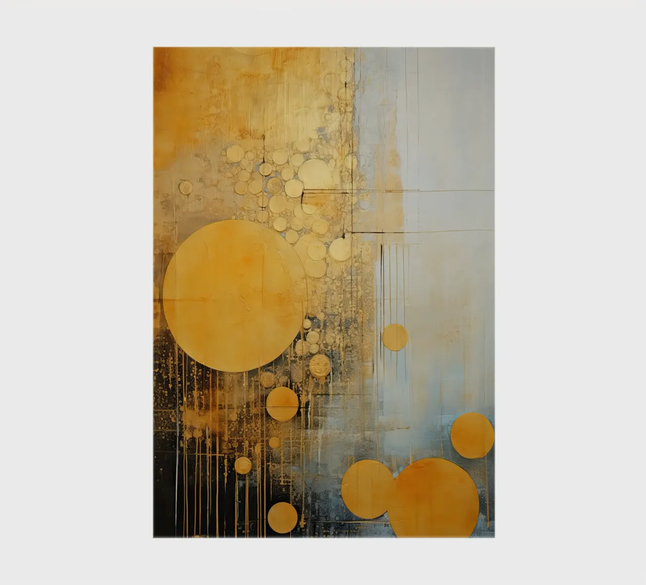 Abstract circles notebook by Imagine