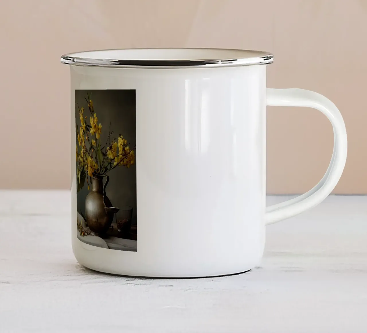 Vita tranquilla tazza in smalto da Imagine