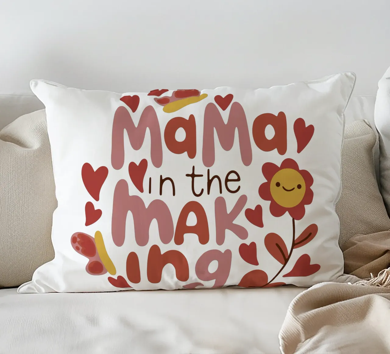 Aspetto un bambino cuscino da 🐹 BABY ART PRINTS
