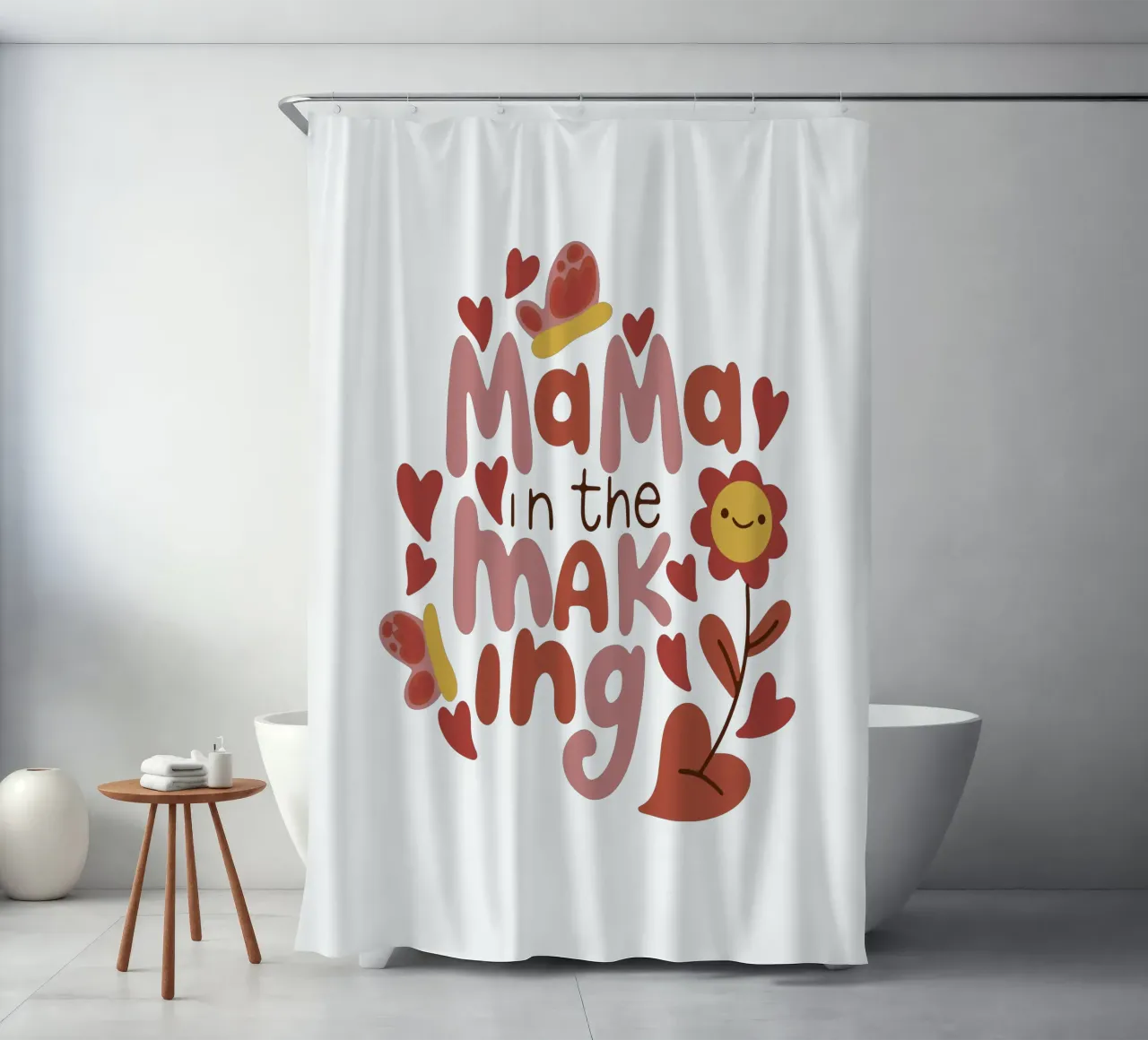 Aspetto un bambino tenda da doccia da 🐹 BABY ART PRINTS