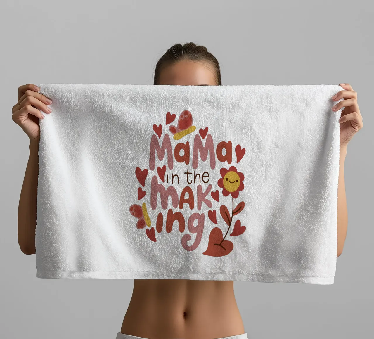 Aspetto un bambino asciugamano da bagno da BABY ART PRINTS