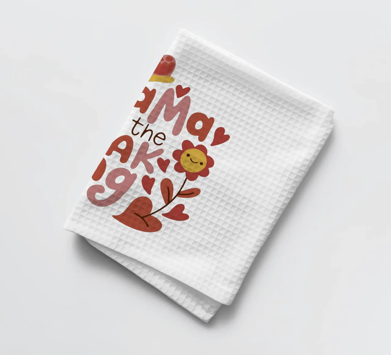 Ich erwarte ein Baby Geschirrtuch von BABY ART PRINTS