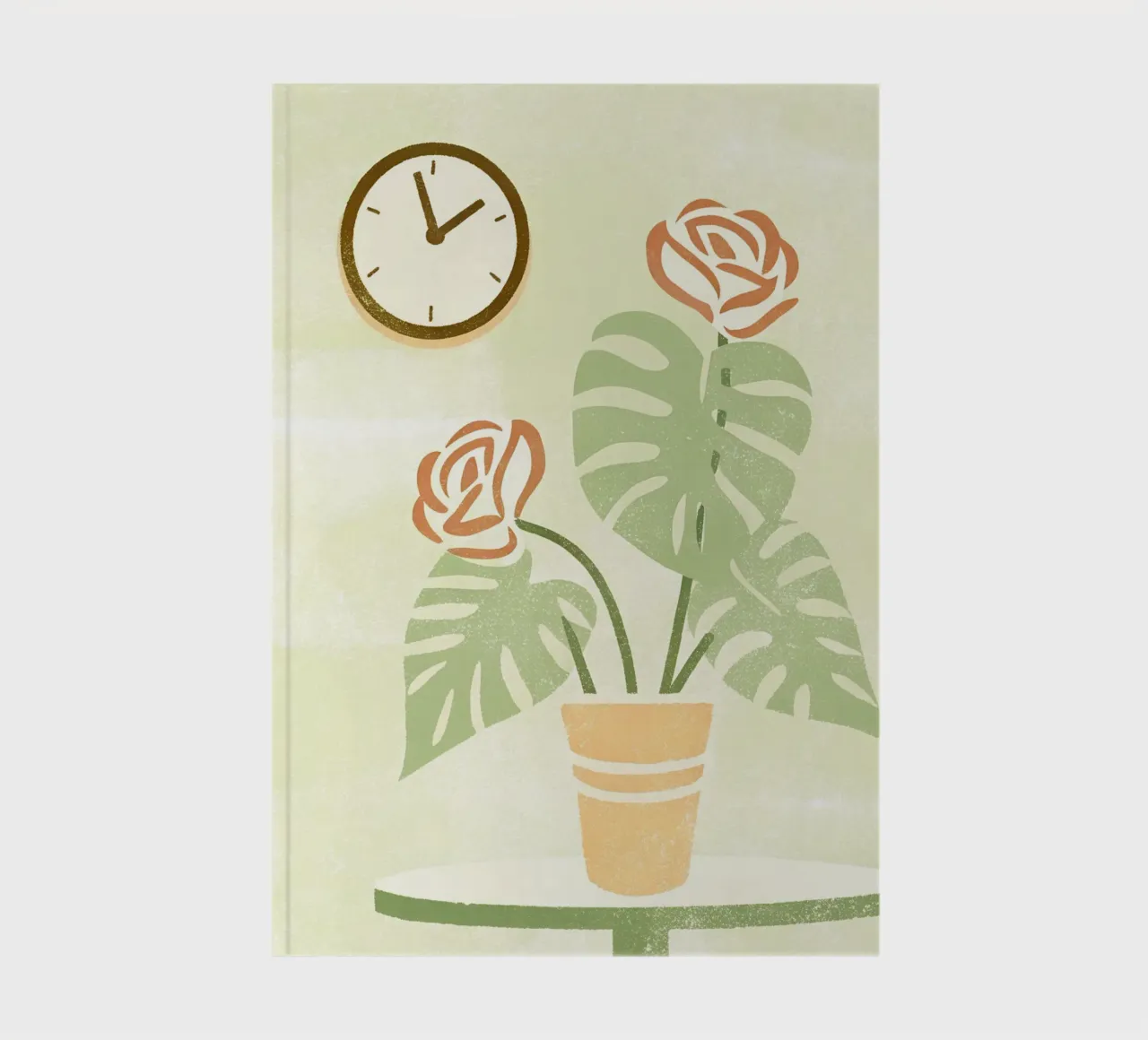 Monstera Retro Pop notebook by THE LATEST SHOP