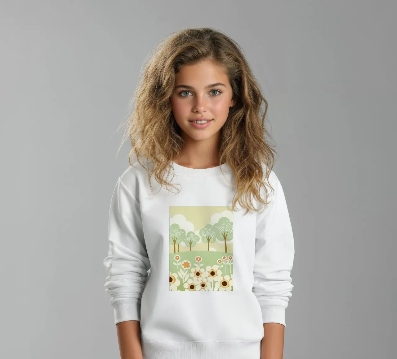 Parco Verde Retro Pop felpa bambino da THE LATEST SHOP