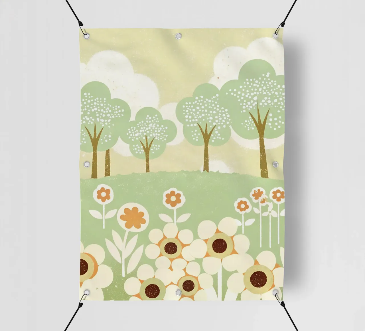 Parco Verde Retro Pop telo in pvc da THE LATEST SHOP
