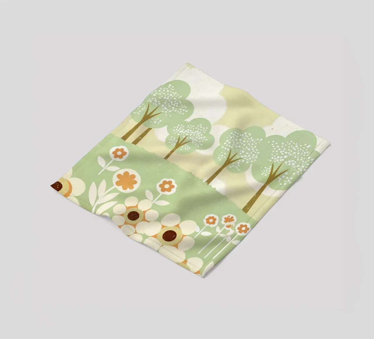 Parco Verde Retro Pop coperta in pile da THE LATEST SHOP