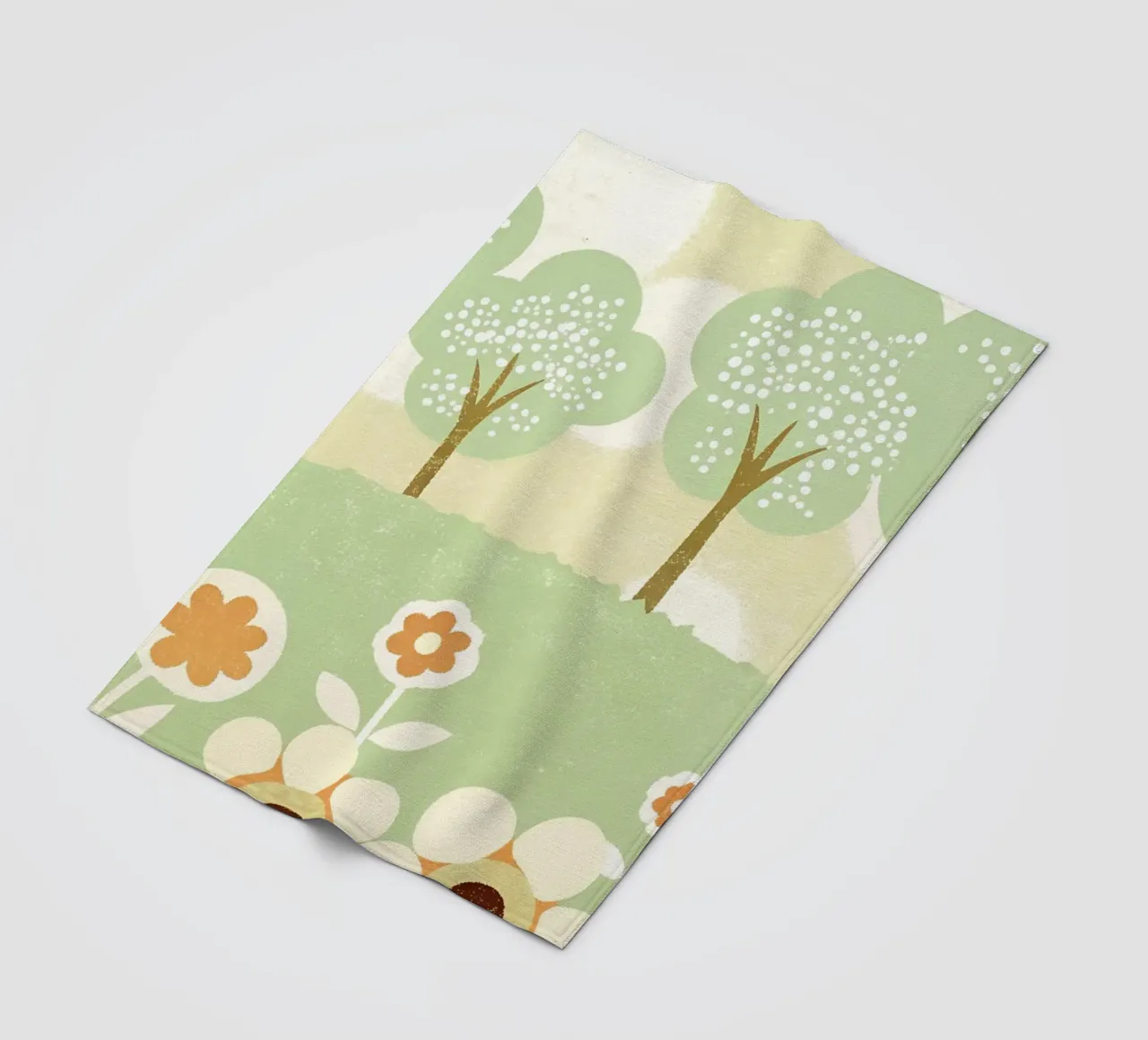 Parco Verde Retro Pop coperta in pile da THE LATEST SHOP