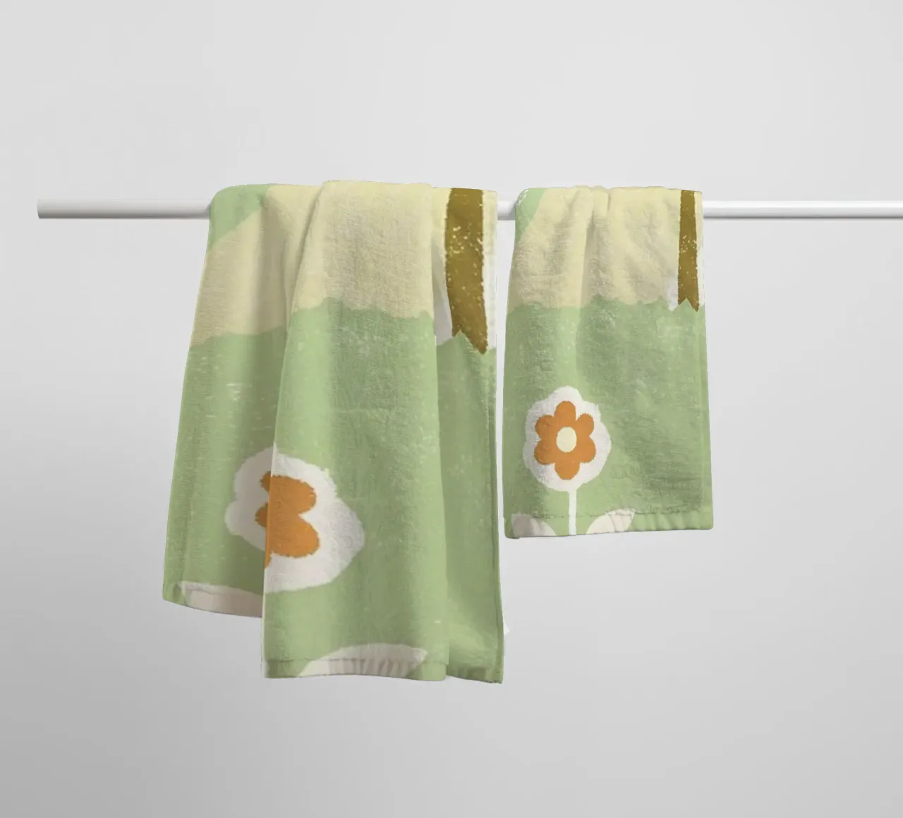 Parco Verde Retro Pop asciugamano da bagno da THE LATEST SHOP