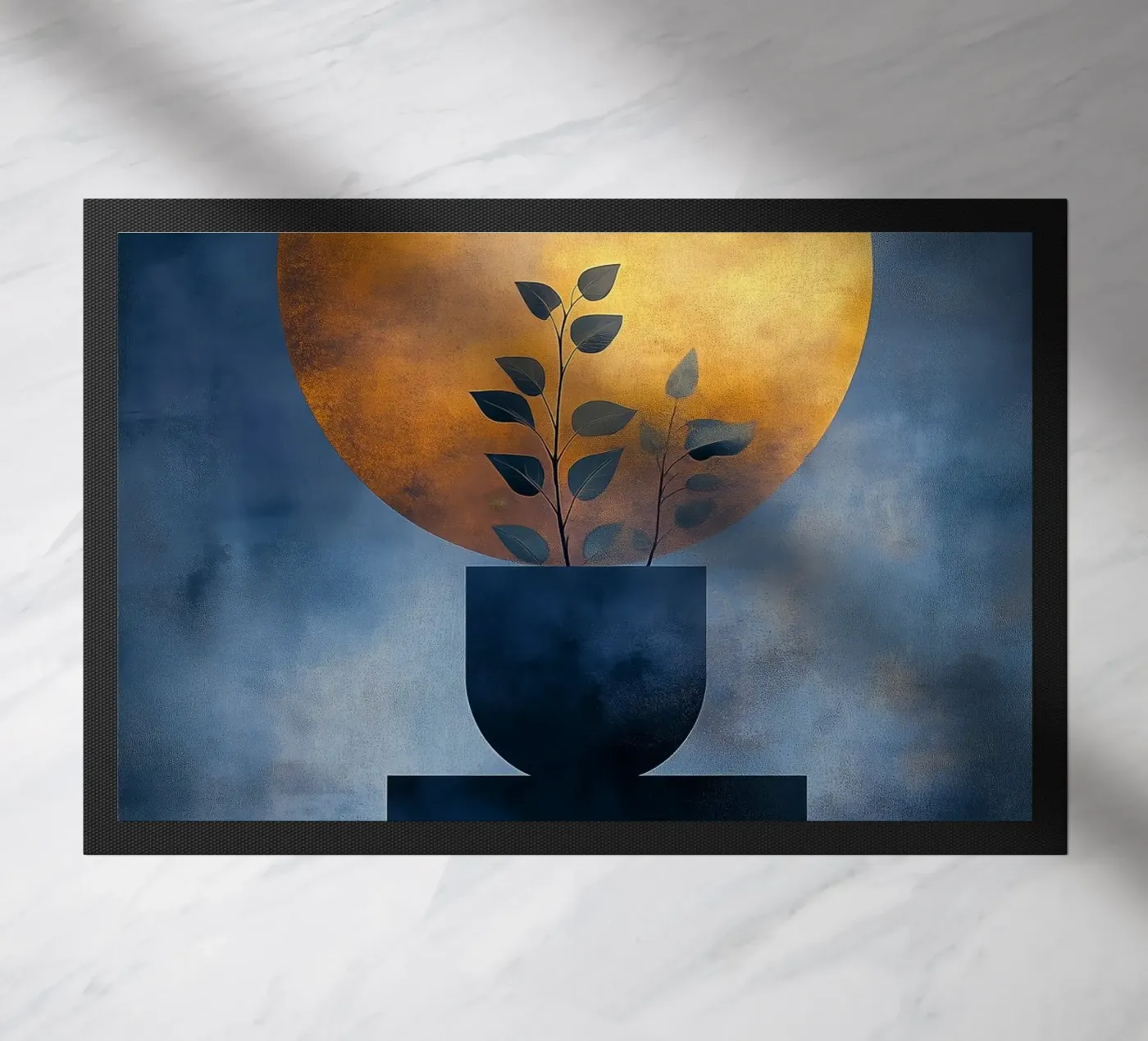 Potplant deurmat van Justyna Jaszke JBJart