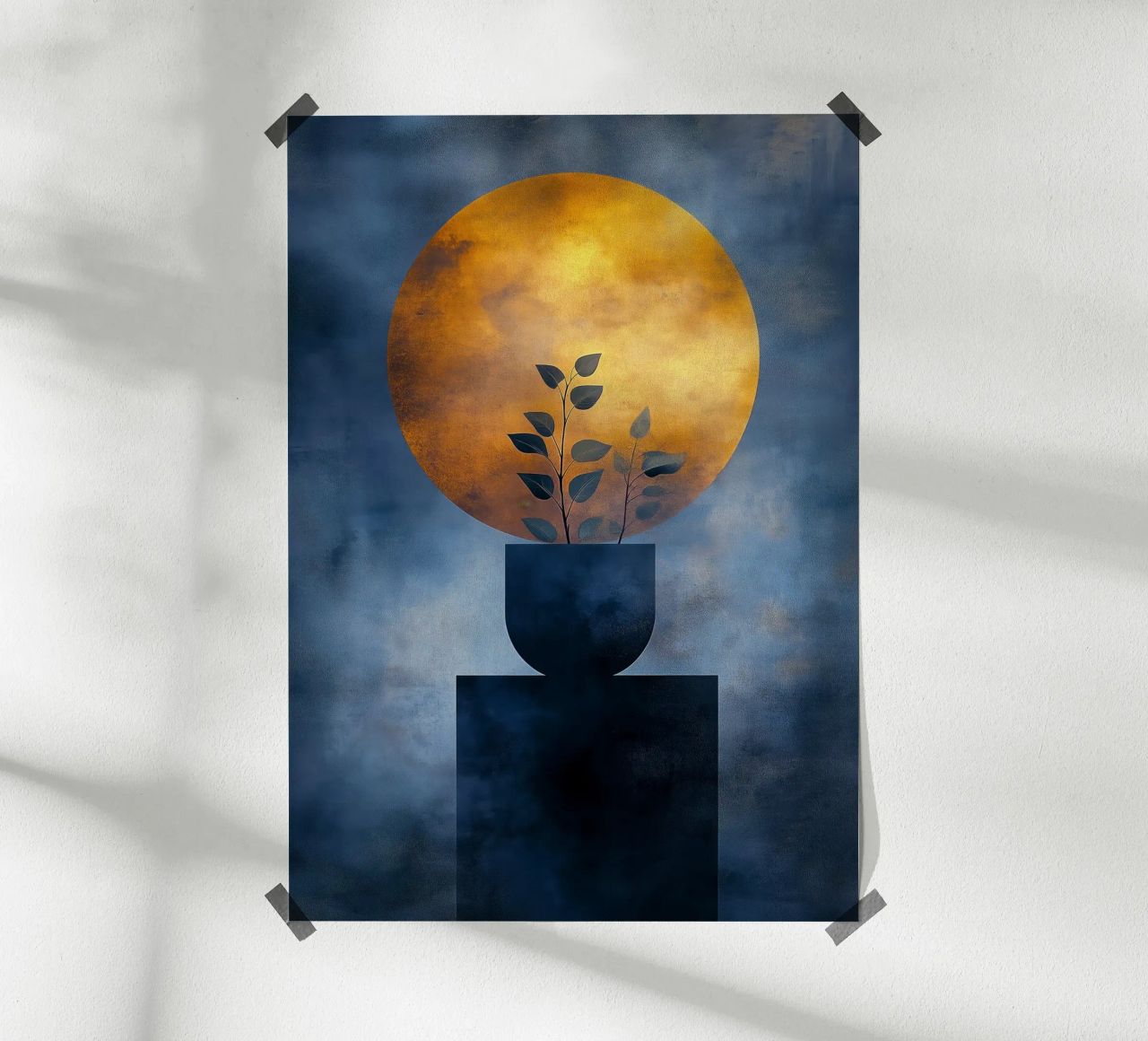 Potted plant poster by Justyna Jaszke JBJart