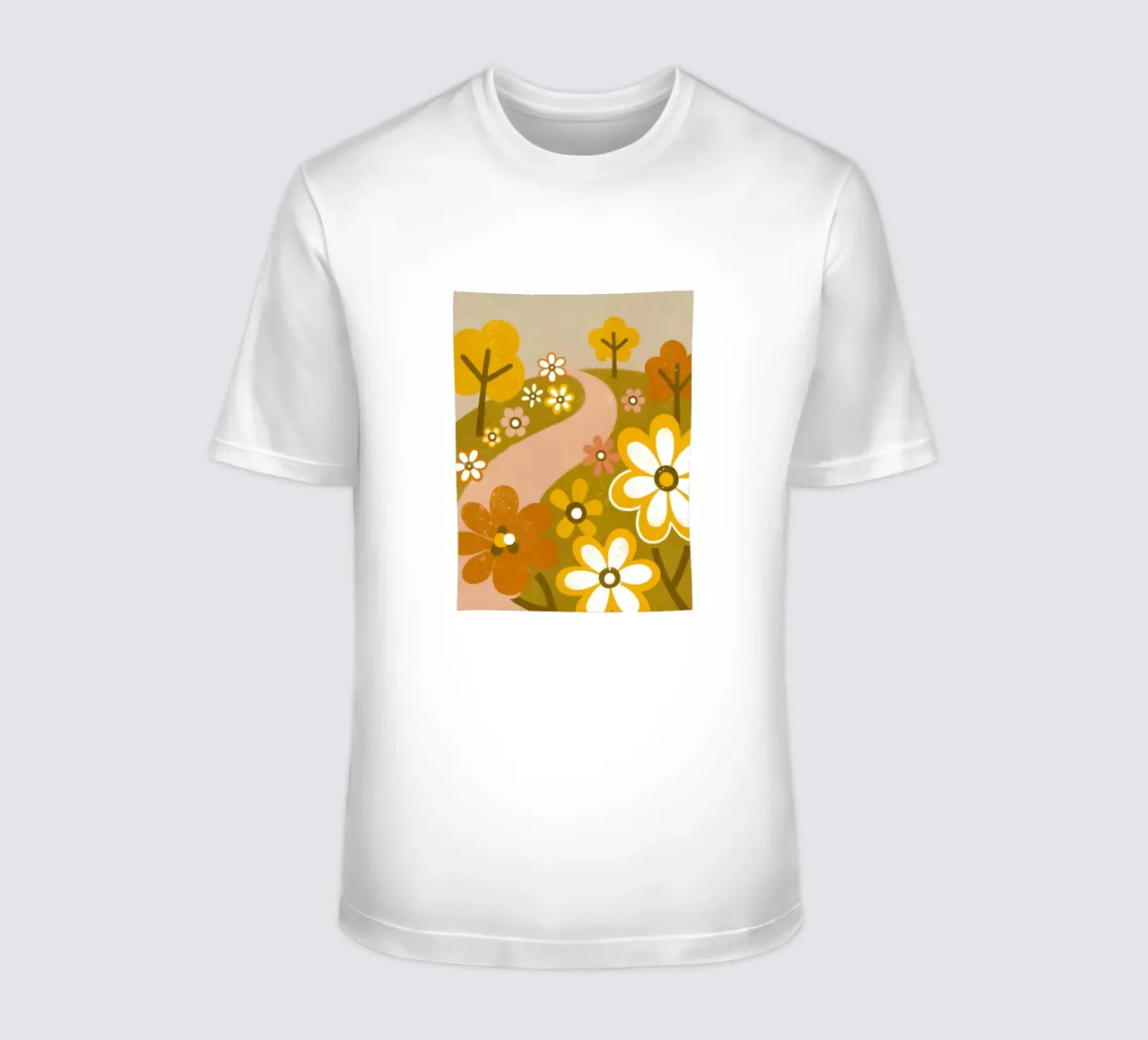 Retro Pop Blumengarten T-Shirt von THE LATEST SHOP
