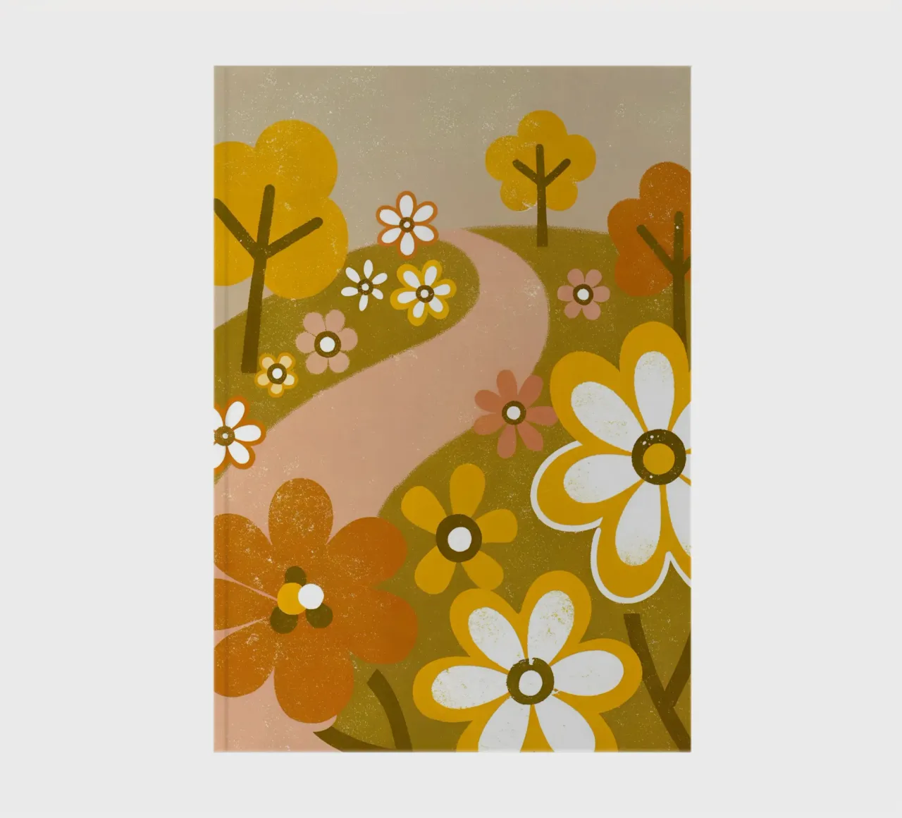 Retro Pop Flower Garden notebook by THE LATEST SHOP