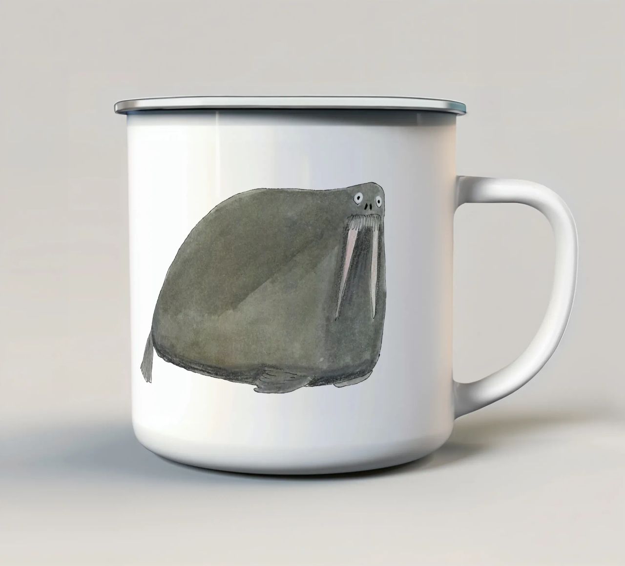 Walross tazza in smalto da Face & Content