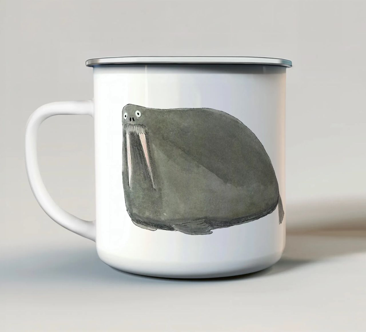 Walross tazza in smalto da Face & Content