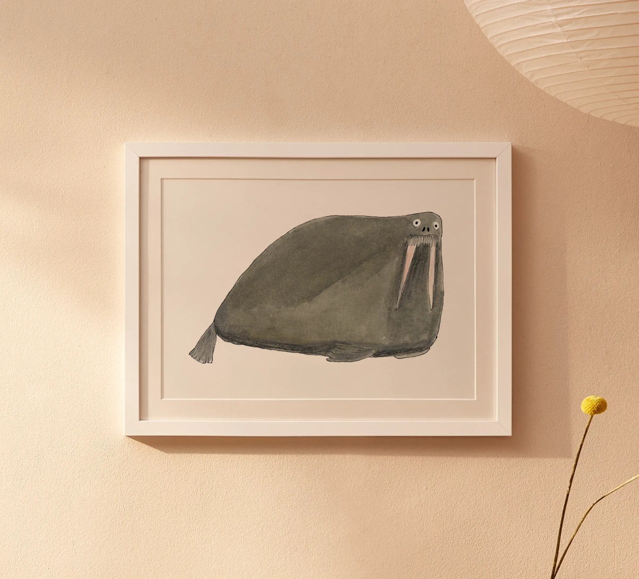 Walross poster van Face & Content