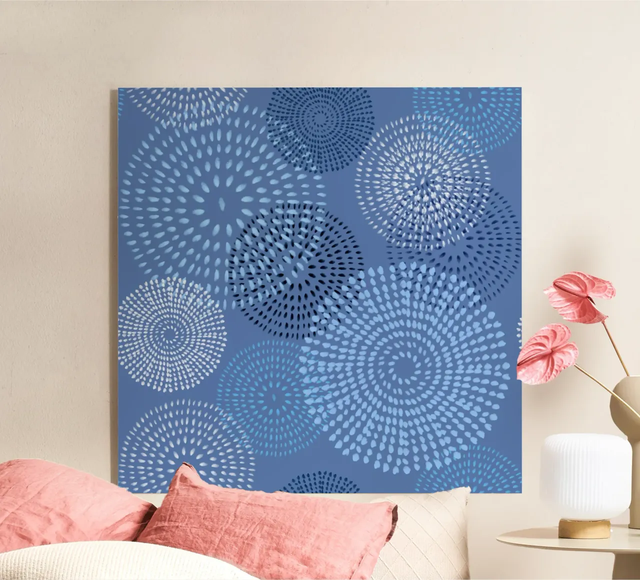 Ocean Drops Circle Spirals | Pattern plexiglass da sabidussi