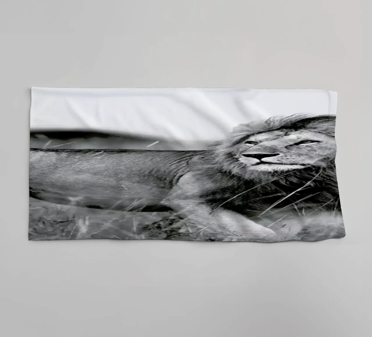Savannah Lion asciugamano da bagno da Natural Kingdom