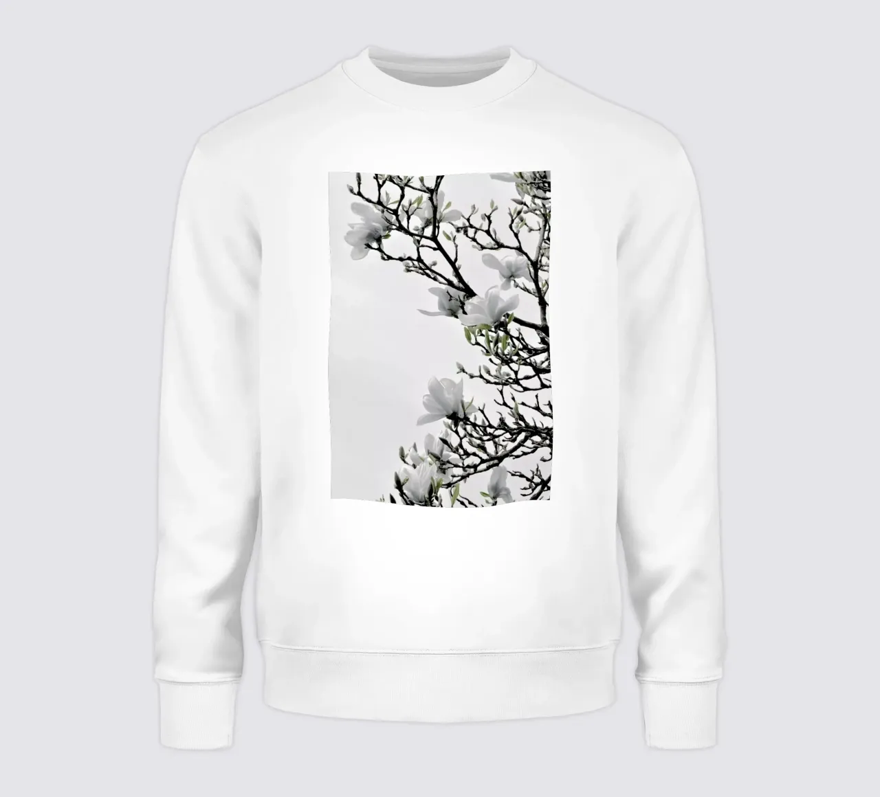 White Magnolia Happiness felpa da Studio Nahili