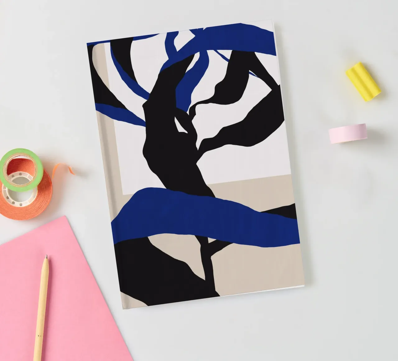 Black plant 02 notebook by Little Dean