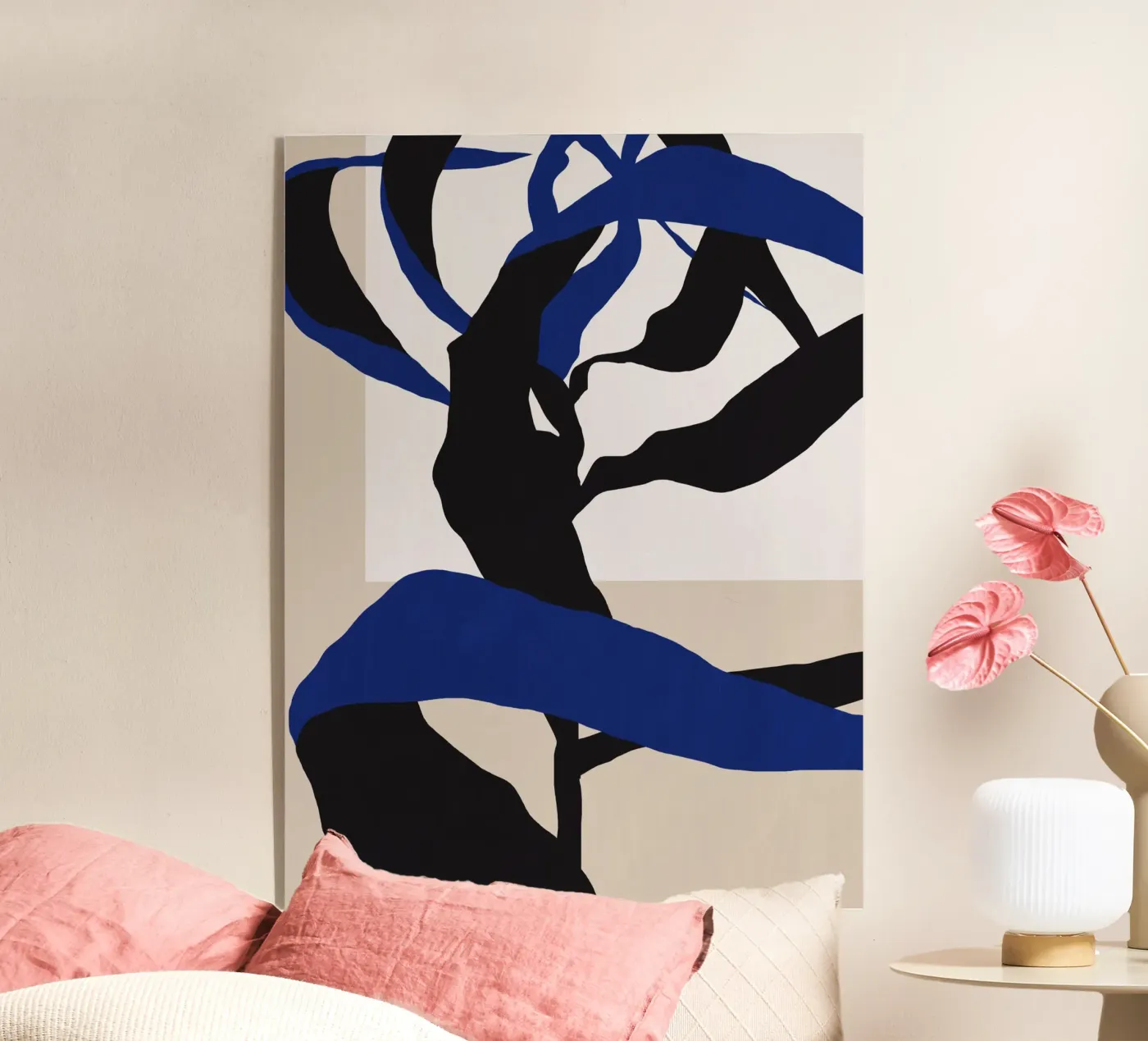 Pianta nera 02 plexiglass da Little Dean