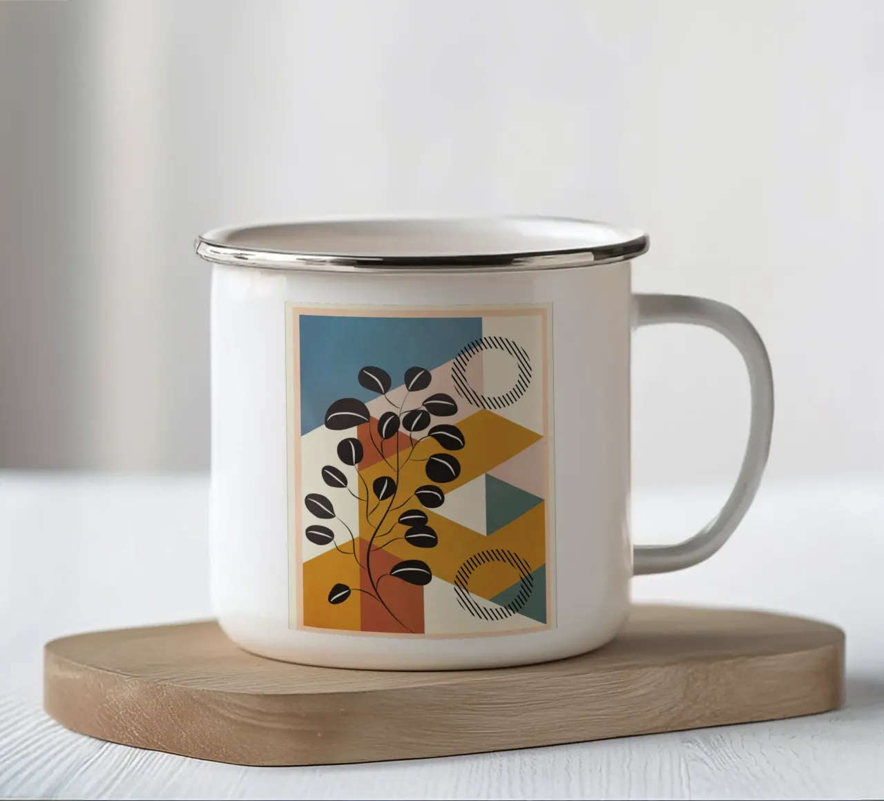 Tropical Geometry 5 tazza in smalto da cityart